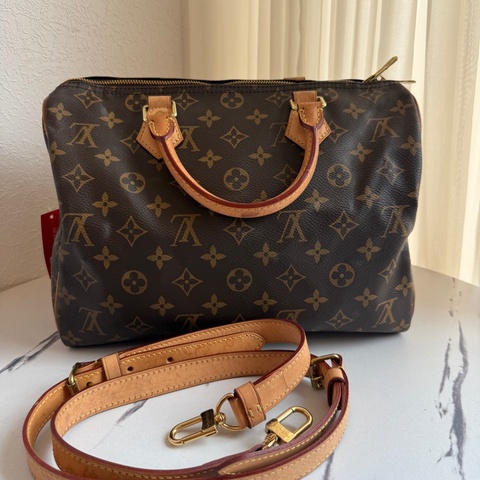 speedy30背帶款🤍🤍 lv
