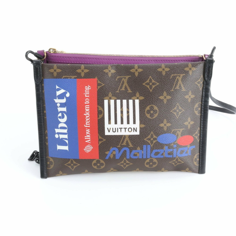 路易威登 Monogram Flat Messenger M44641 男士單肩斜背包-1