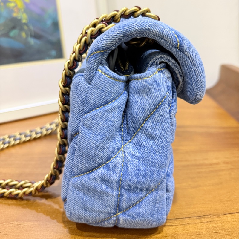 未使用品✨COACH TABBY 26 絎縫單肩手袋 牛仔翻蓋包-8