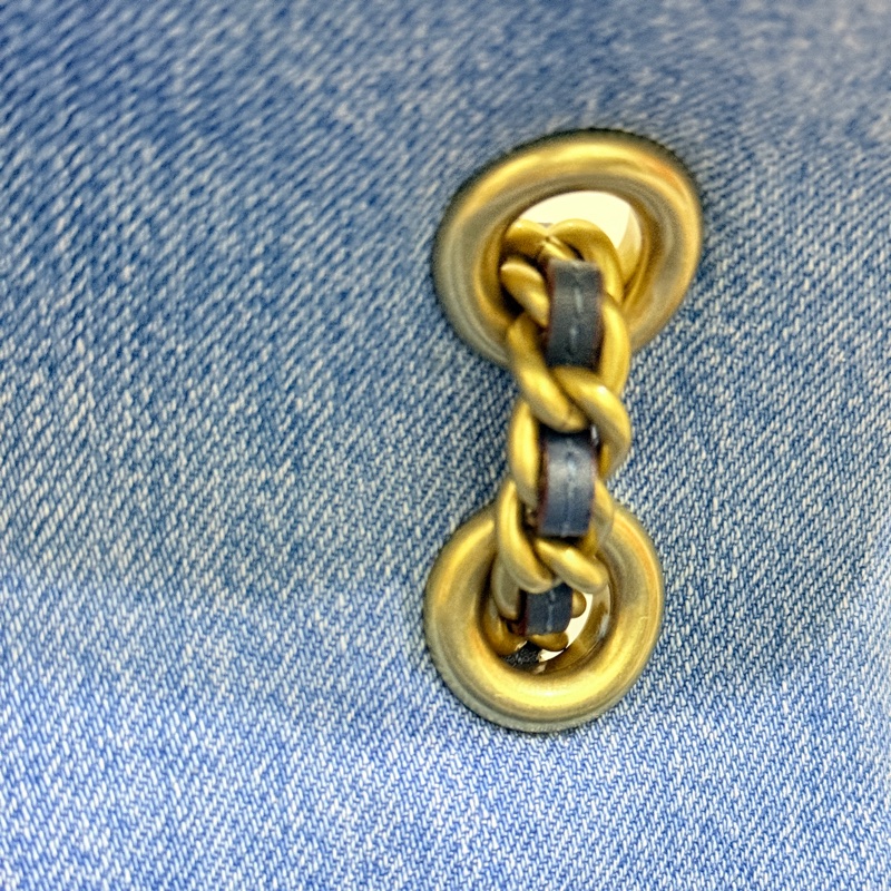 未使用品✨COACH TABBY 26 絎縫單肩手袋 牛仔翻蓋包-24