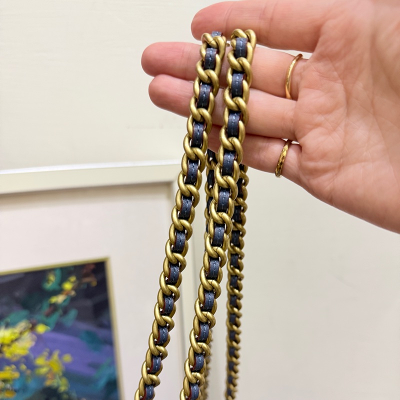 未使用品✨COACH TABBY 26 絎縫單肩手袋 牛仔翻蓋包-35