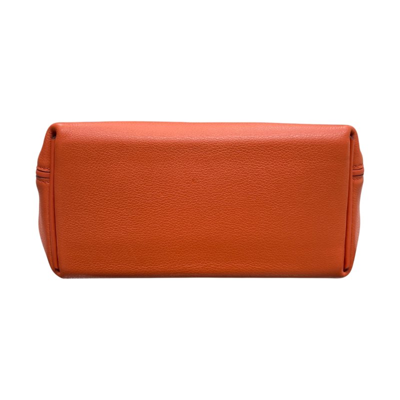 HERMÈS 愛馬仕 U刻 24/24 21 MINI 迷你手提肩背包 牛皮 泥土橘 金釦-4