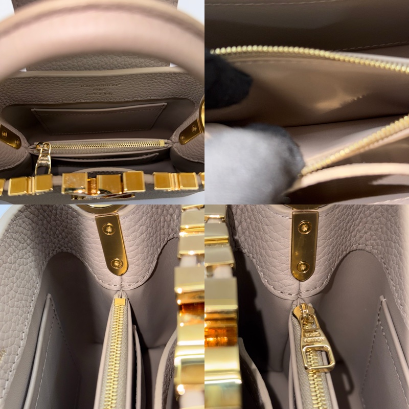 LOUIS VUITTON 路易威登 灰色TAURILLON CAPUCINES MINI 2WAY FLOWER CROWN M11341-6