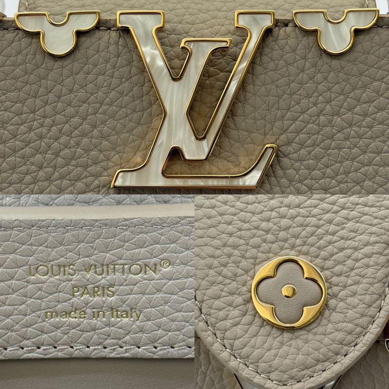 LOUIS VUITTON 路易威登 灰色TAURILLON CAPUCINES MINI 2WAY FLOWER CROWN M11341-7