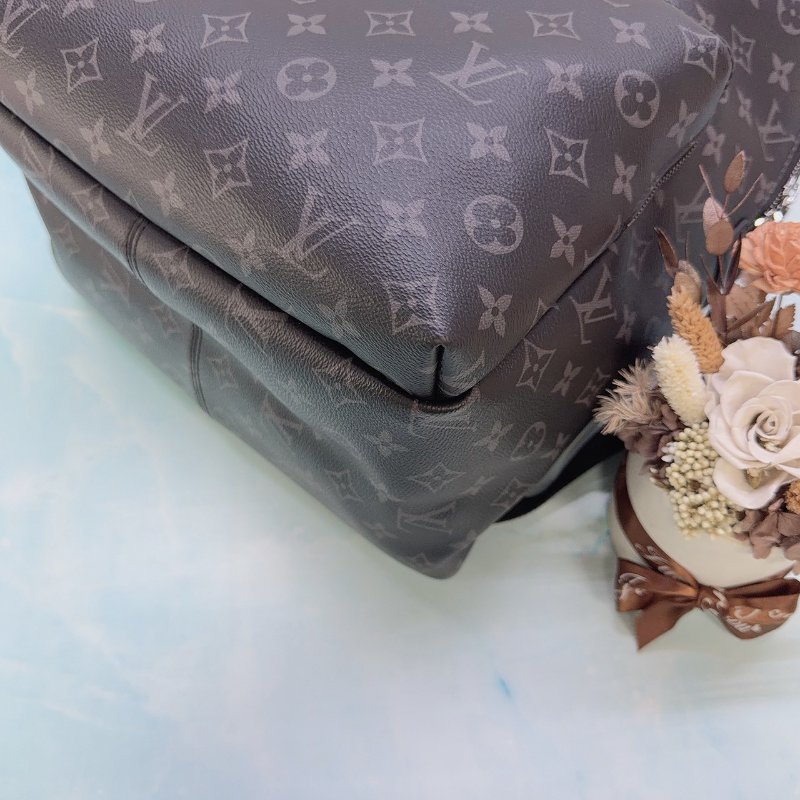 LV Discovery PM黑花帆布雙肩後背包-7