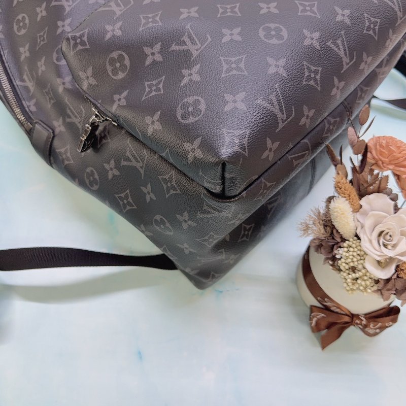 LV Discovery PM黑花帆布雙肩後背包-8