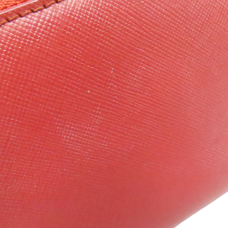 紅色 牛皮 拉鍊長夾【PRADA 普拉達】 1ML506-10