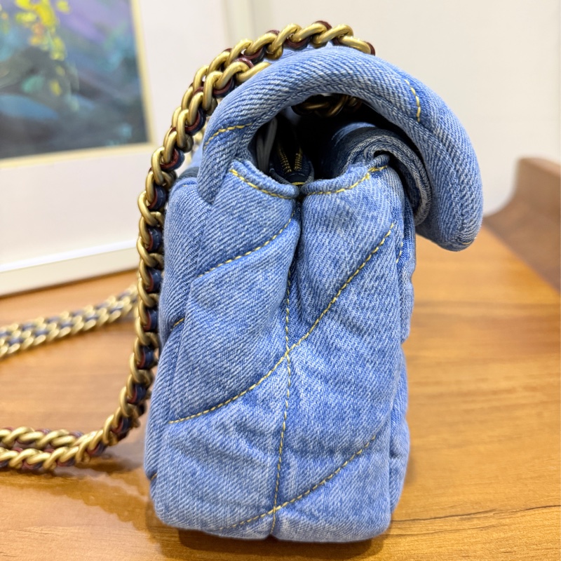 未使用品✨COACH TABBY 26 絎縫單肩手袋 牛仔翻蓋包-17