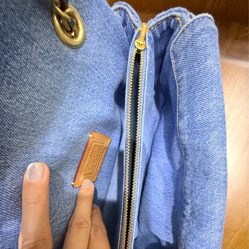 未使用品✨COACH TABBY 26 絎縫單肩手袋 牛仔翻蓋包-27