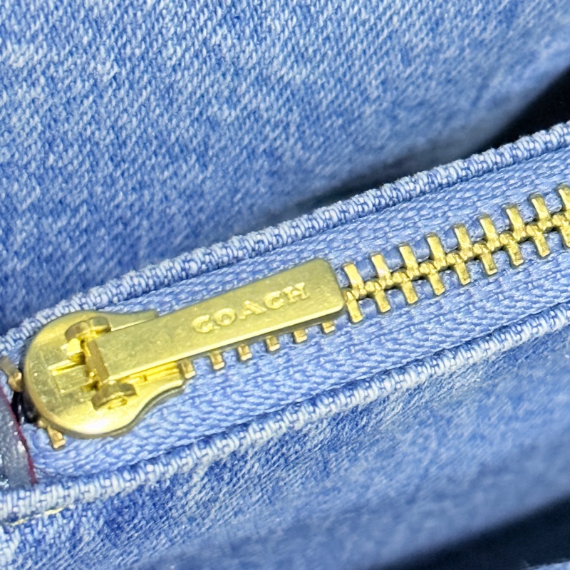 未使用品✨COACH TABBY 26 絎縫單肩手袋 牛仔翻蓋包-29