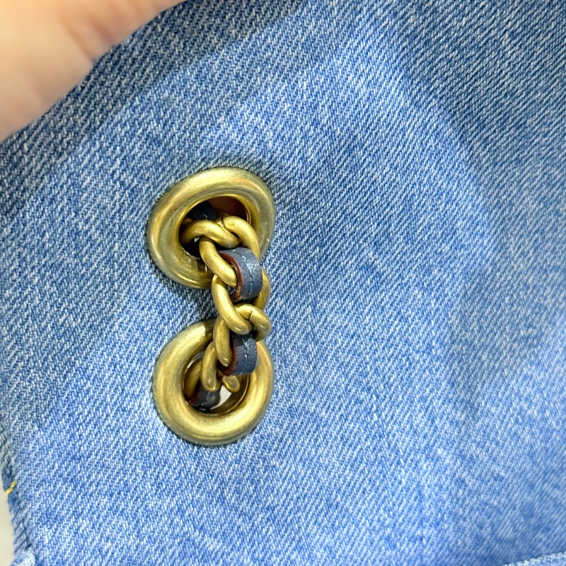 未使用品✨COACH TABBY 26 絎縫單肩手袋 牛仔翻蓋包-30