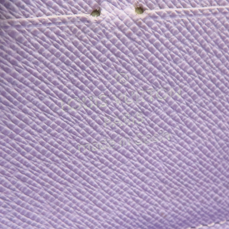 村上隆 黑彩PVC 拉鍊長夾【LOUIS VUITTON LV 路易威登】 M60275-4