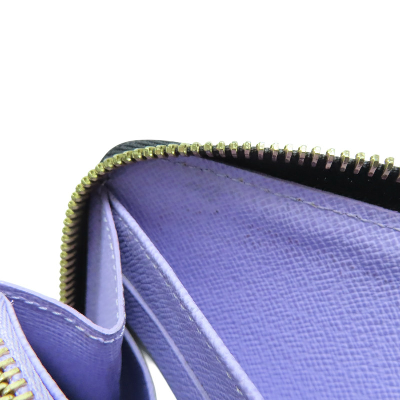 村上隆 黑彩PVC 拉鍊長夾【LOUIS VUITTON LV 路易威登】 M60275-11