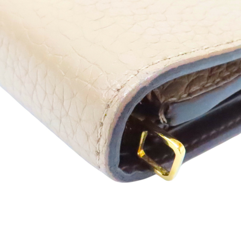灰色 牛皮 Capucines 三折中夾【LOUIS VUITTON LV 路易威登】 M62159-12