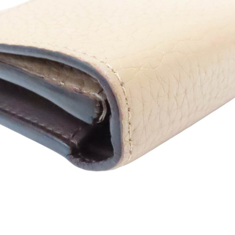 灰色 牛皮 Capucines 三折中夾【LOUIS VUITTON LV 路易威登】 M62159-13