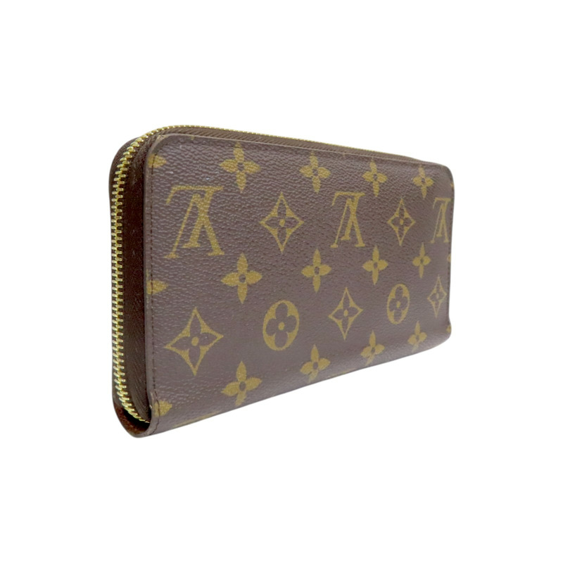 棕色 帆布 Zippy Wallet 拉鍊 長夾【LOUIS VUITTON LV 路易威登】 M42616-1