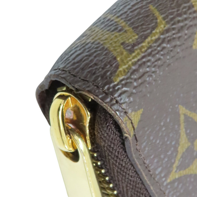 棕色 帆布 Zippy Wallet 拉鍊 長夾【LOUIS VUITTON LV 路易威登】 M42616-5