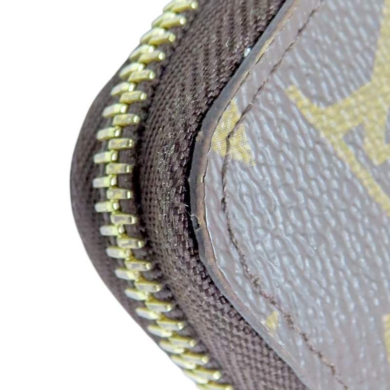 棕色 帆布 Zippy Wallet 拉鍊 長夾【LOUIS VUITTON LV 路易威登】 M42616-8