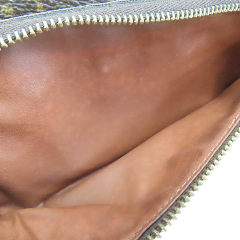 棕色 原花 PVC塗層帆布 Portefeuille Origami 長夾【LOUIS VUITTON LV 路易威登】 M40487-9