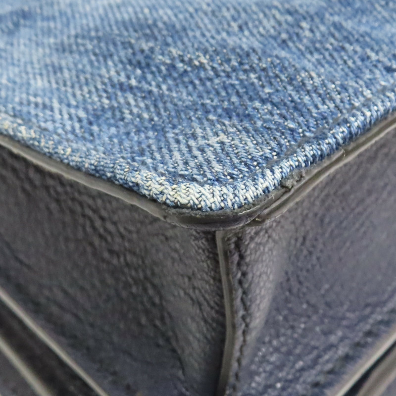 藍色 丹寧 手提包 (缺背帶)【MIU MIU 繆繆】 RN1104-12