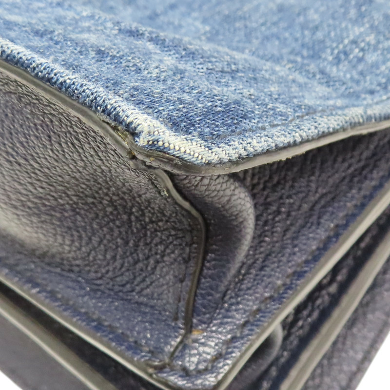 藍色 丹寧 手提包 (缺背帶)【MIU MIU 繆繆】 RN1104-13