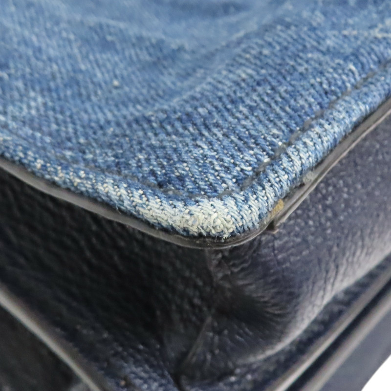 藍色 丹寧 手提包 (缺背帶)【MIU MIU 繆繆】 RN1104-14