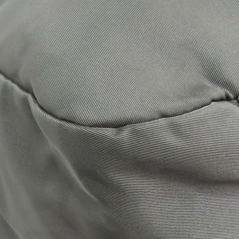 灰色 尼龍 肩背包【PRADA 普拉達】-11