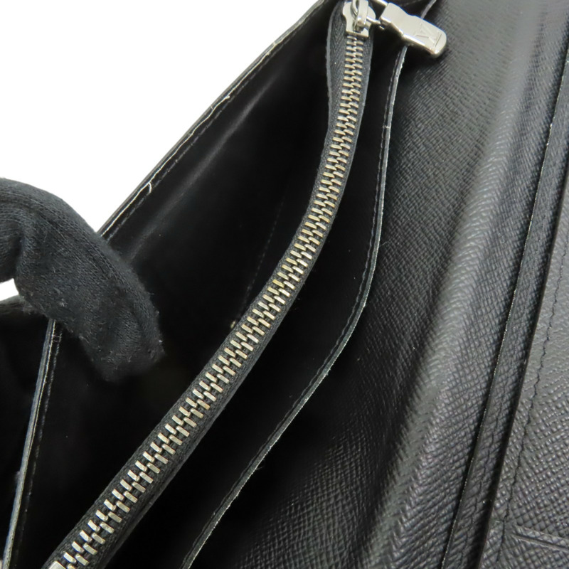 黑色 原花凡布 FRAGMENT BRAZZA 錢包 長夾【LOUIS VUITTON LV 路易威登】 M64438-3