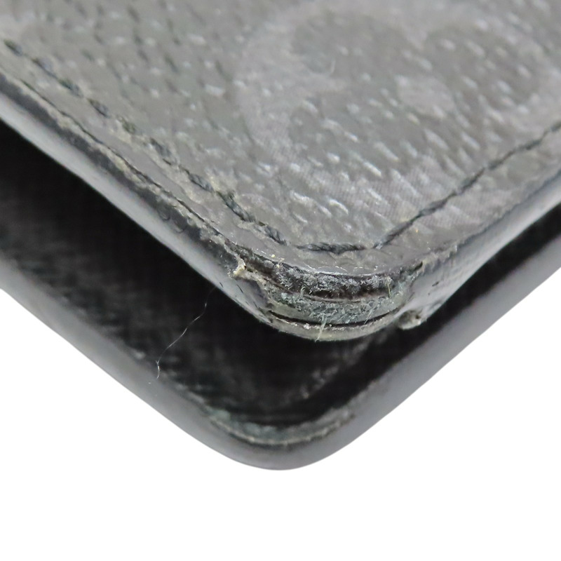 黑色 原花凡布 FRAGMENT BRAZZA 錢包 長夾【LOUIS VUITTON LV 路易威登】 M64438-7