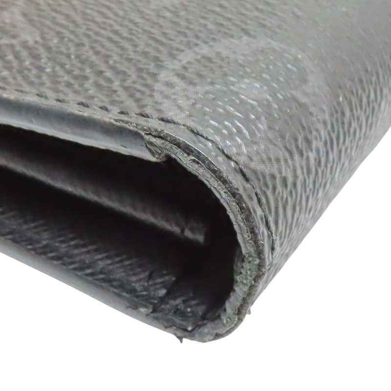 黑色 原花凡布 FRAGMENT BRAZZA 錢包 長夾【LOUIS VUITTON LV 路易威登】 M64438-9