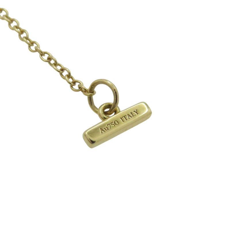 18K黃金 圓形母貝 T 項鍊【Tiffany & Co 蒂芬妮】-4