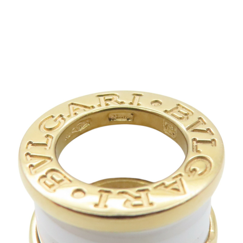 18K玫瑰金 白色陶瓷 B-zero1 項鍊【BVLGARI 寶格麗】 346082-5