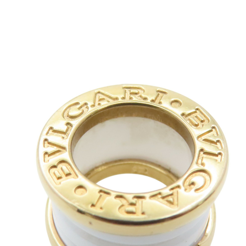 18K玫瑰金 白色陶瓷 B-zero1 項鍊【BVLGARI 寶格麗】 346082-6