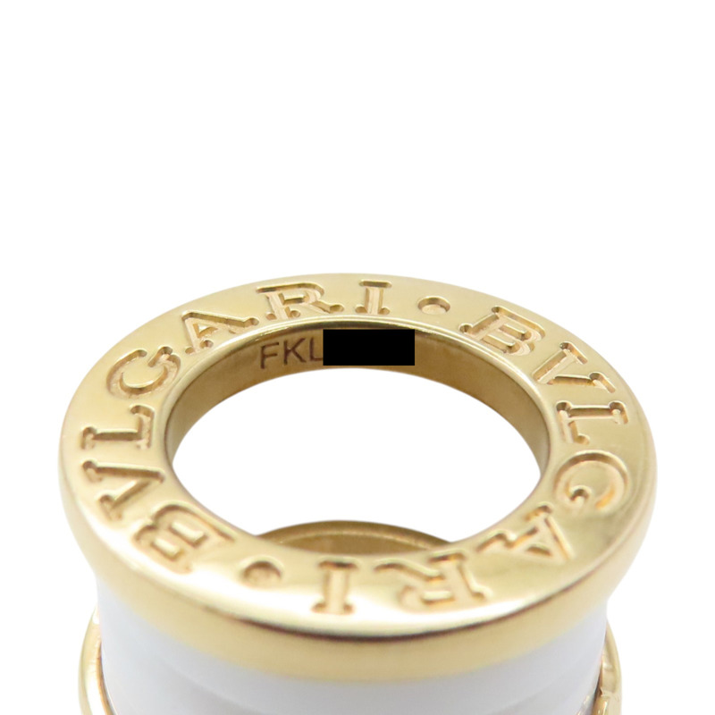 18K玫瑰金 白色陶瓷 B-zero1 項鍊【BVLGARI 寶格麗】 346082-7
