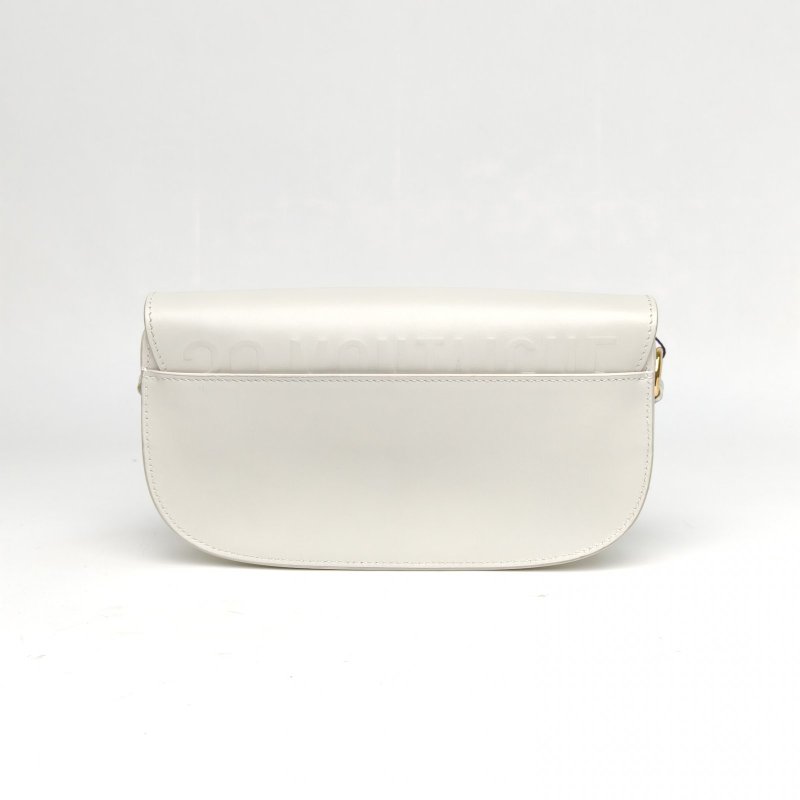 DIOR DiorBobbyEast-West21白色牛皮金扣2022肩背包-2