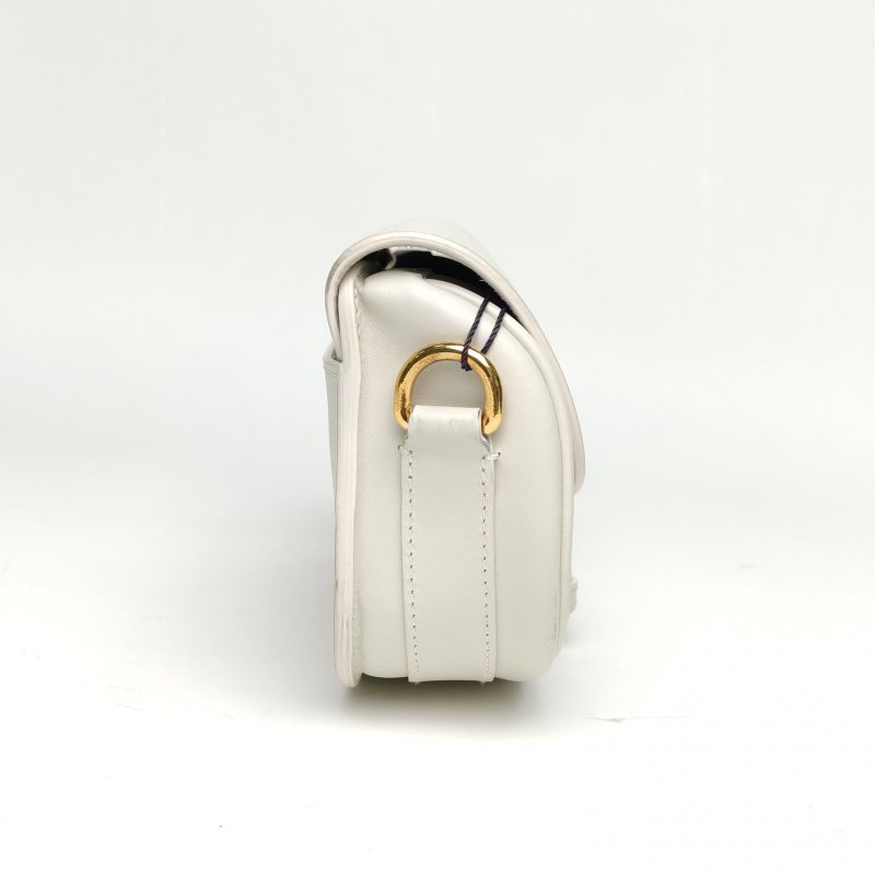 DIOR DiorBobbyEast-West21白色牛皮金扣2022肩背包-3