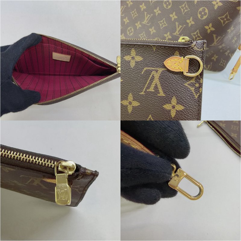 LV Neverfull MM老花托特包-6
