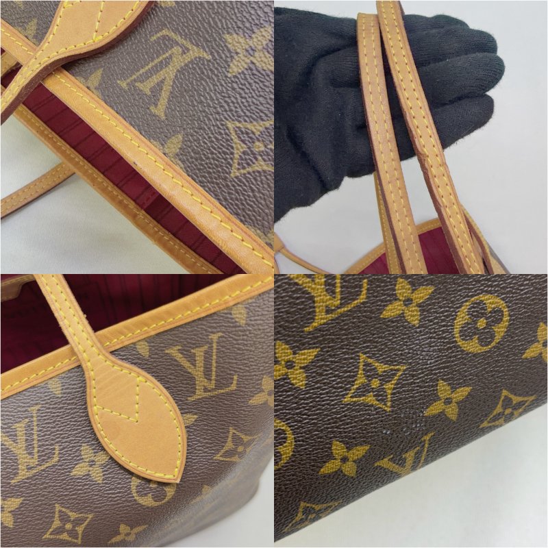 LV Neverfull MM老花托特包-7