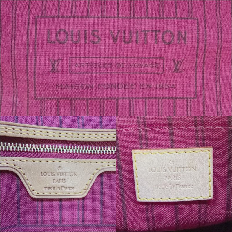 LV Neverfull MM老花托特包-8