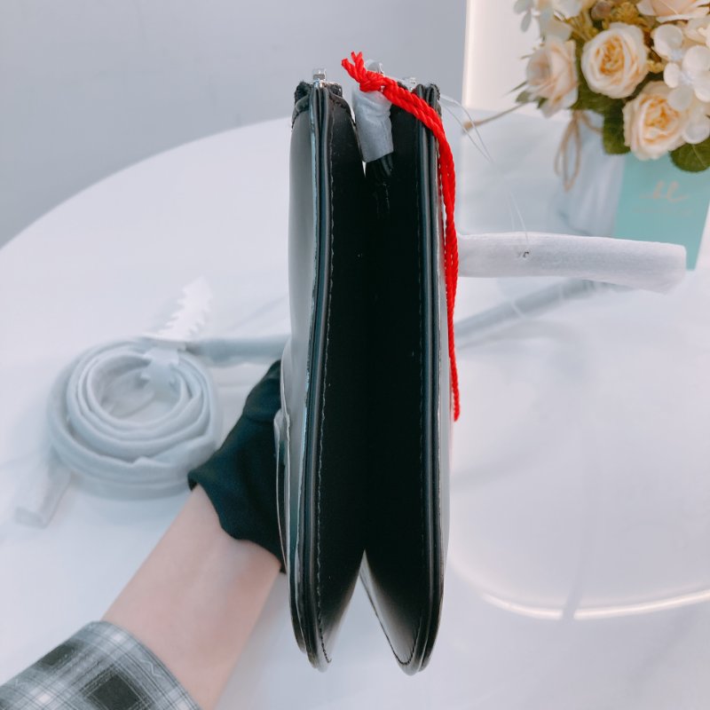 MS0615 Diesel 迪賽 雙包 斜背 腋下 復古造舊 黑色 銀扣 1DR Twin Logo Crossbody Bag Calfskin Black x PHW-3