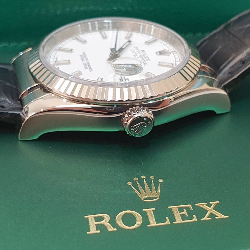 【大眾名錶】ROLEX 勞力士 116139 DateJust 蠔式日誌 18白K金 白色面盤 紅字 大眾名錶B1237-7