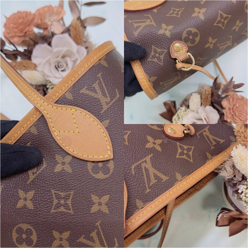 LV Neverfull MM老花托特肩背包-5