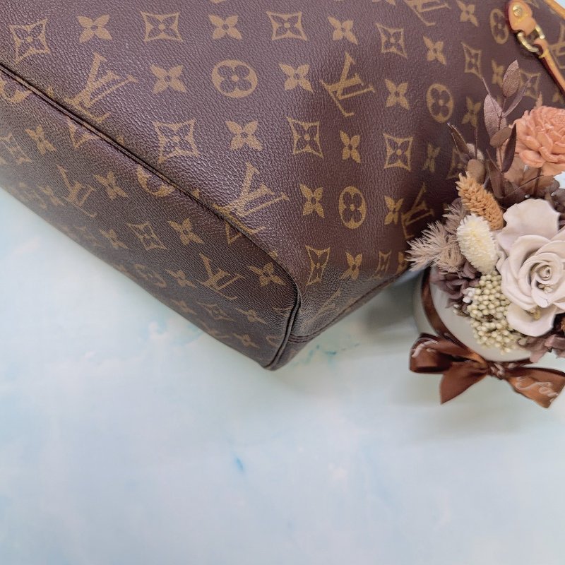 LV Neverfull MM老花托特肩背包-7