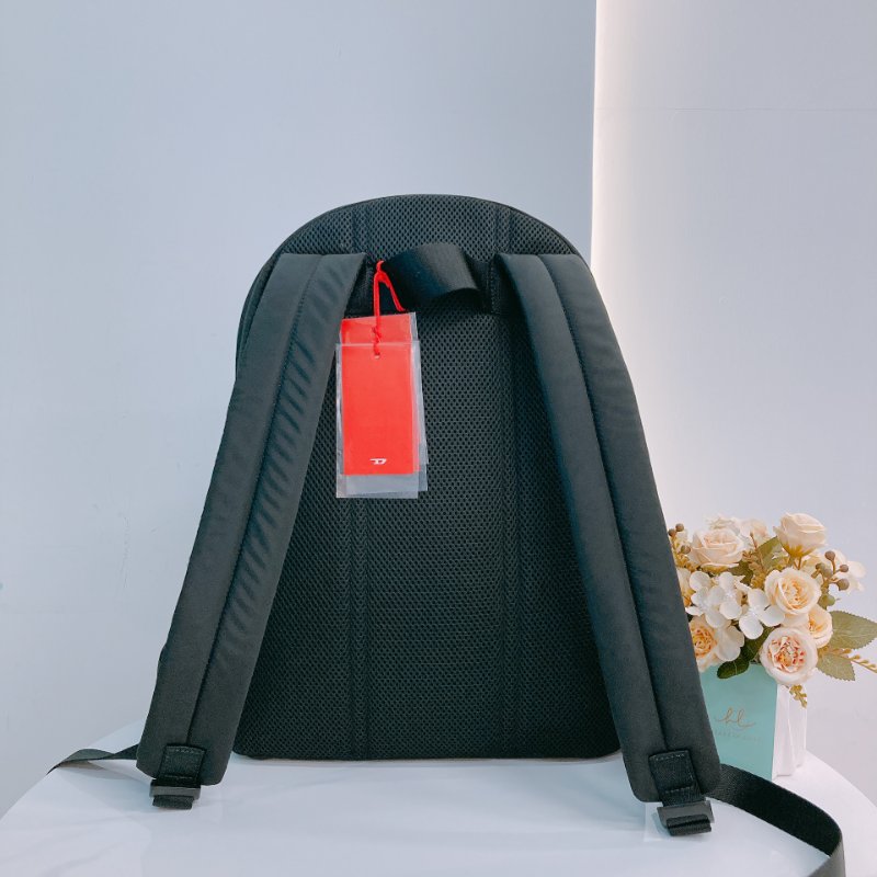 MS0616 Diesel 迪賽 雙肩包 書包 背包 尼龍 全黑 D-Pack Backpack Nylon So Black x PHW-1
