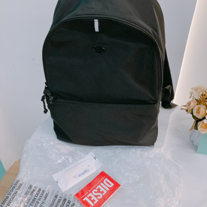 MS0616 Diesel 迪賽 雙肩包 書包 背包 尼龍 全黑 D-Pack Backpack Nylon So Black x PHW-14
