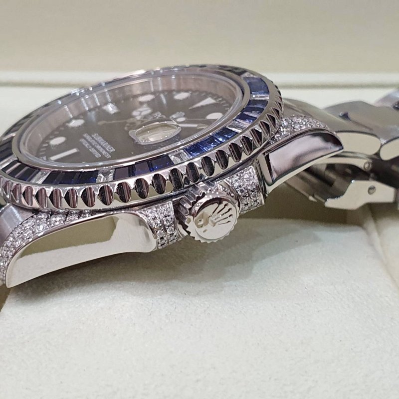 【大眾名錶】ROLEX勞力士 116610LN改116659SABR 精鑲藍寶石圈/鑽腳 2014 大眾名錶B1238-5