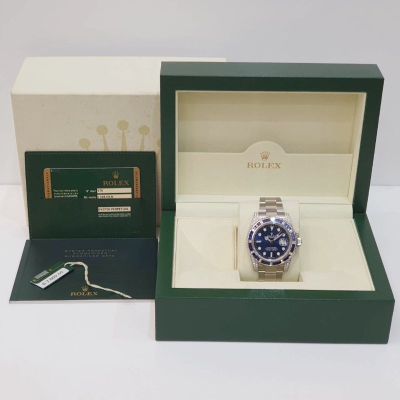 【大眾名錶】ROLEX勞力士 116610LN改116659SABR 精鑲藍寶石圈/鑽腳 2014 大眾名錶B1238-9