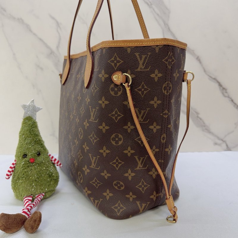 LV Monogram Neverfull MM托特包-2