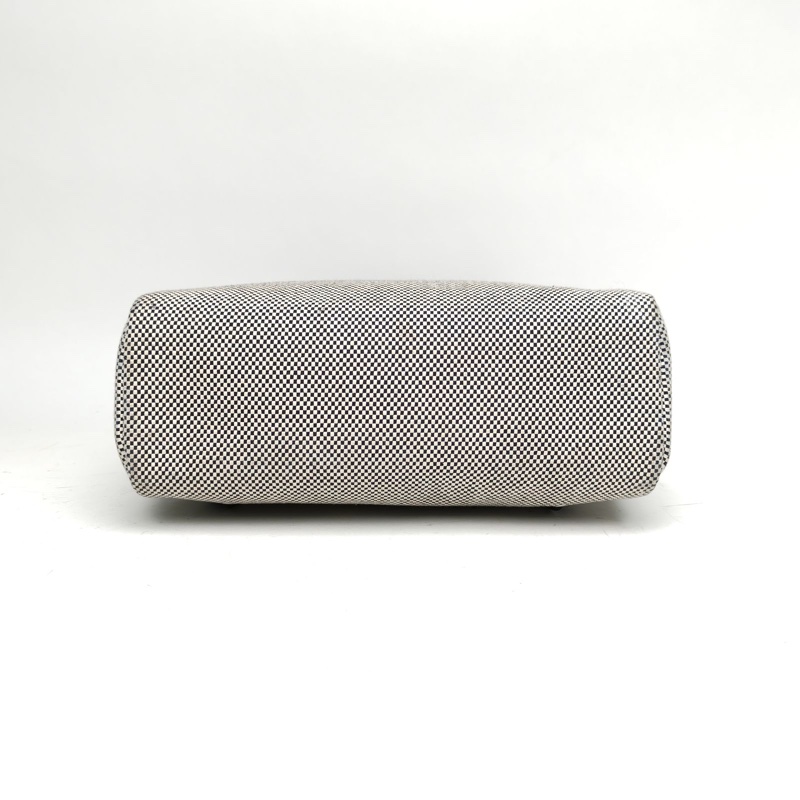 HERMES HERBAGadoszip雙肩包寶石藍帆布/牛皮Z刻銀扣-3