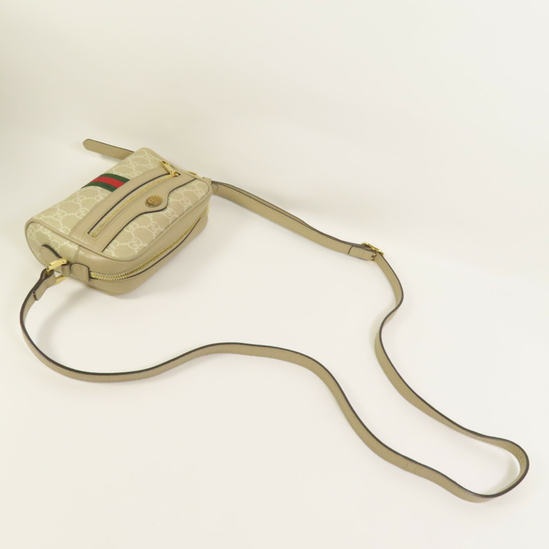 GUCCI 塗層帆布Ophidia Mini肩背袋-5
